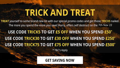 Save up to £75 with our Autumn Promo Codes! Ends 7th Nov!