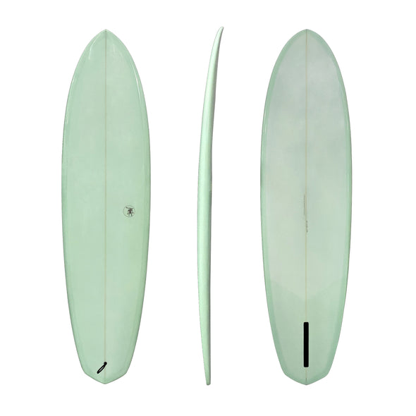Arima Salty Beer 7ft PU Mid Length Surfboard - Boards360