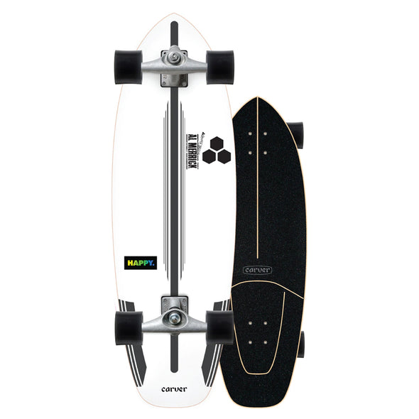 Carver Ci Happy 30.75inch x 9.75inch Surfskate Skateboard Complete Setup CX Trucks - Boards360