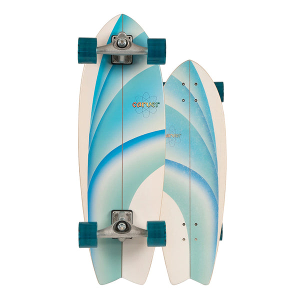 Carver Emerald Peak 30inch x 9.75inch Surfskate Skateboard Complete Setup CX Trucks - Boards360