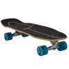 Carver Super Slab 31.25inch x 10.125inch Surfskate Skateboard Complete Setup CX Trucks - Boards360