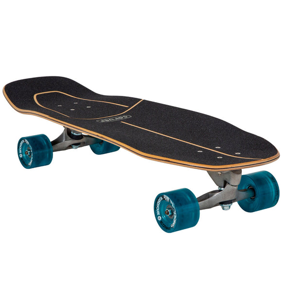 Carver Super Slab 31.25inch x 10.125inch Surfskate Skateboard Complete Setup CX Trucks - Boards360