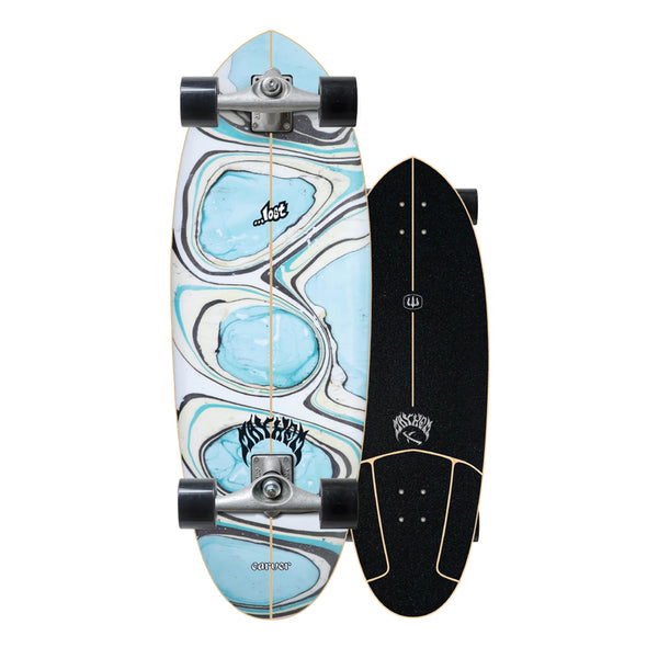 Carver …Lost Quiver Killer 32inch x 10.5inch Surfskate Skateboard Complete Setup CX Trucks - Boards360