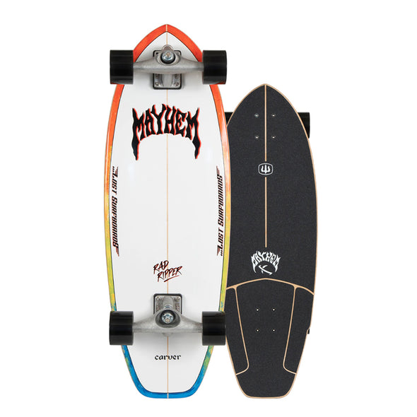 Carver …Lost Rad Ripper 31inch x 10.5inch Surfskate Skateboard Complete Setup CX Trucks - Boards360
