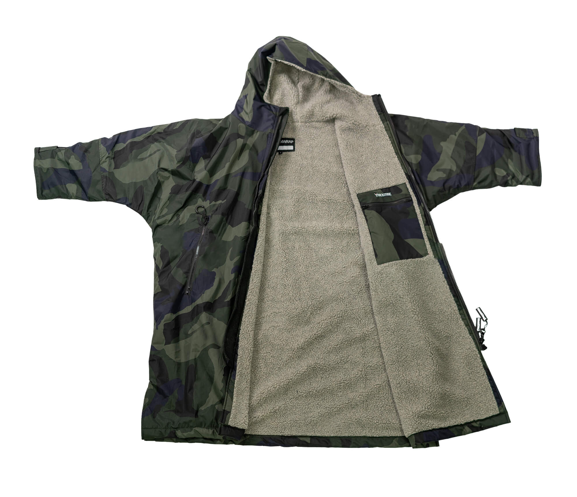 Frostfire Moonwrap Long Sleeve Waterproof Changing Robe Limited Edition Camo - Boards360