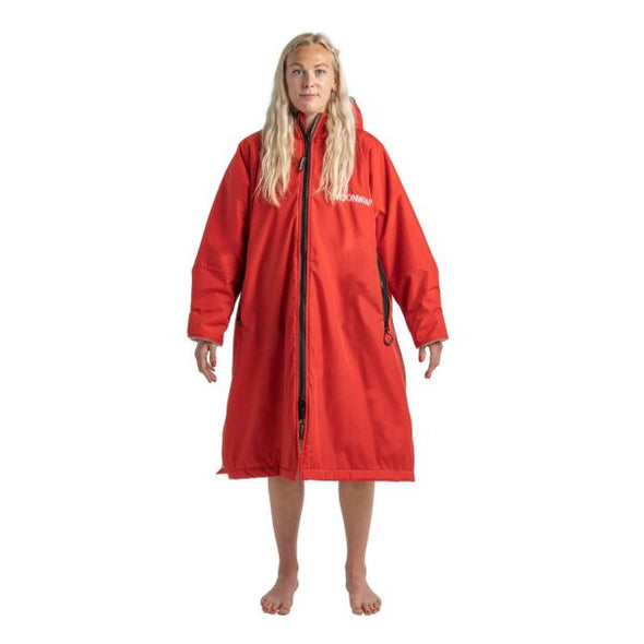 Frostfire Moonwrap Long Sleeve Waterproof Changing Robe Crimson Red - Boards360