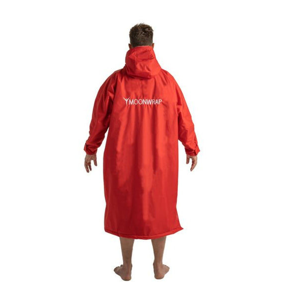 Frostfire Moonwrap Long Sleeve Waterproof Changing Robe Crimson Red - Boards360