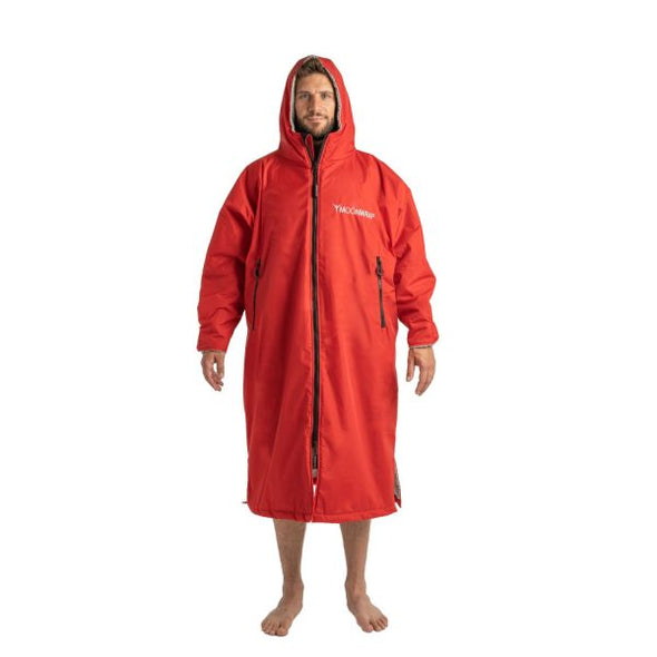 Frostfire Moonwrap Long Sleeve Waterproof Changing Robe Crimson Red - Boards360