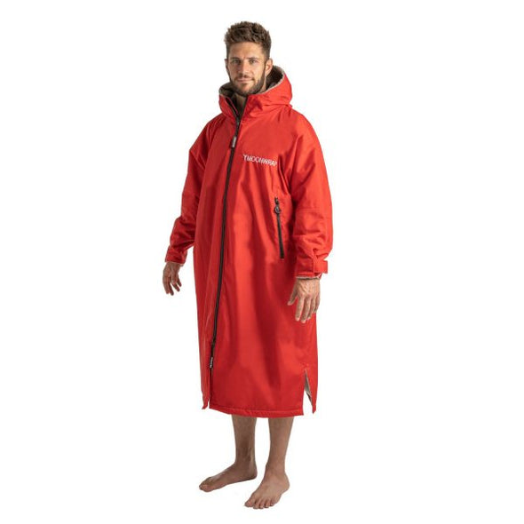 Frostfire Moonwrap Long Sleeve Waterproof Changing Robe Crimson Red - Boards360