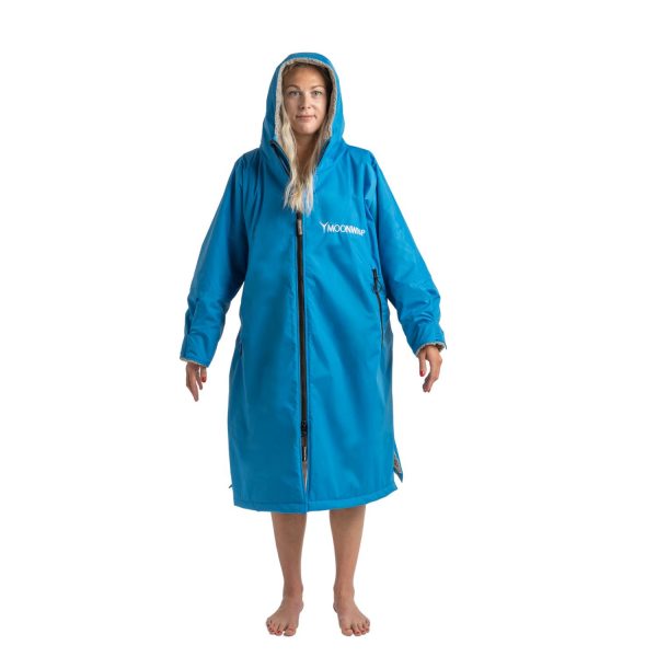 Frostfire Moonwrap Long Sleeve Waterproof Changing Robe Electric Blue - Boards360