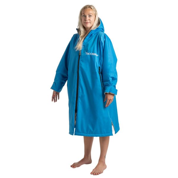 Frostfire Moonwrap Long Sleeve Waterproof Changing Robe Electric Blue - Boards360