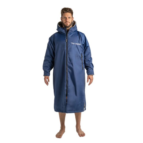 Frostfire Moonwrap Long Sleeve Waterproof Changing Robe Navy - Boards360