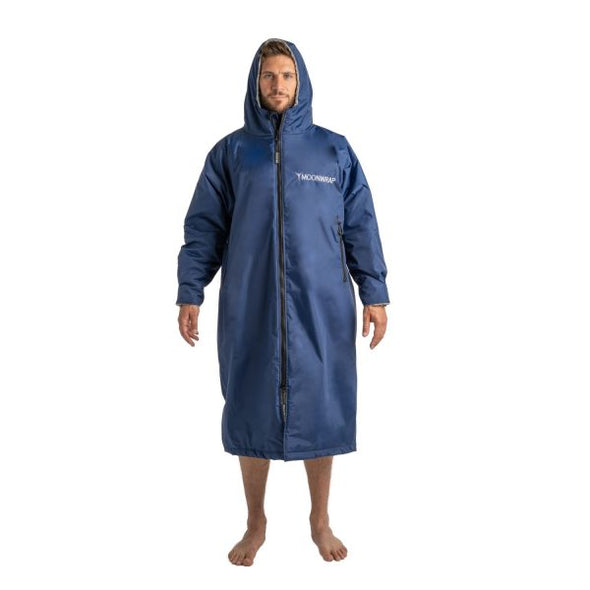 Frostfire Moonwrap Long Sleeve Waterproof Changing Robe Navy - Boards360