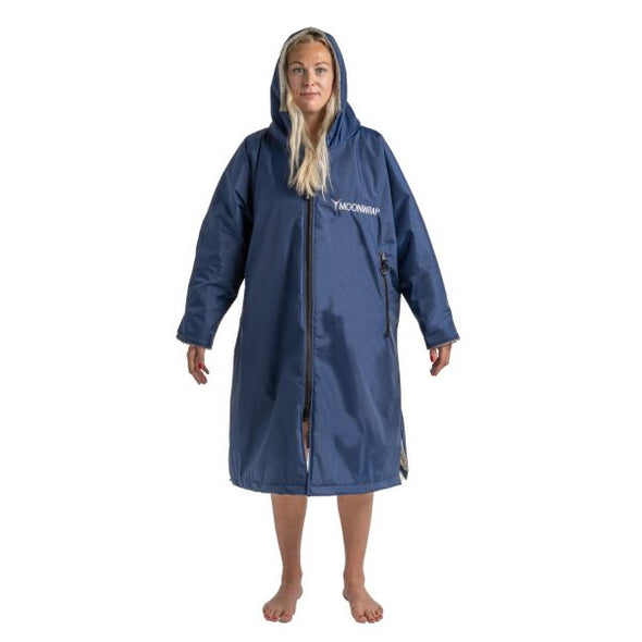 Frostfire Moonwrap Long Sleeve Waterproof Changing Robe Navy - Boards360