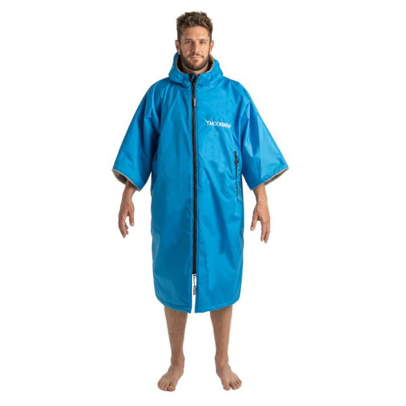 Frostfire Moonwrap Short Sleeve Waterproof Changing Robe Electric Blue - Boards360