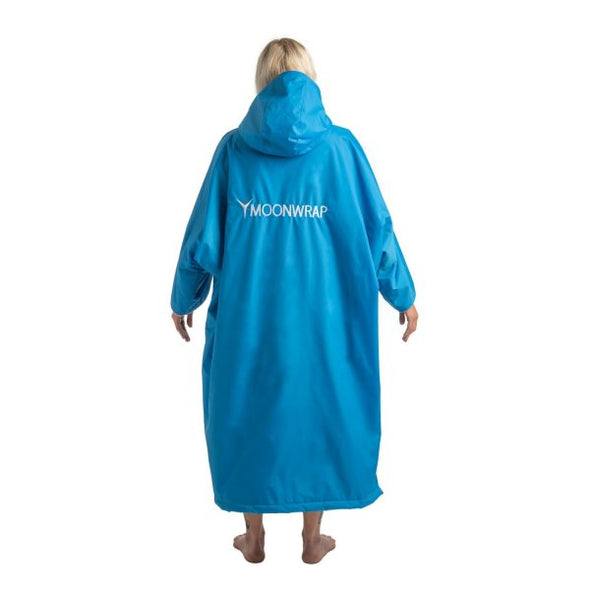 Frostfire Moonwrap Short Sleeve Waterproof Changing Robe Electric Blue - Boards360