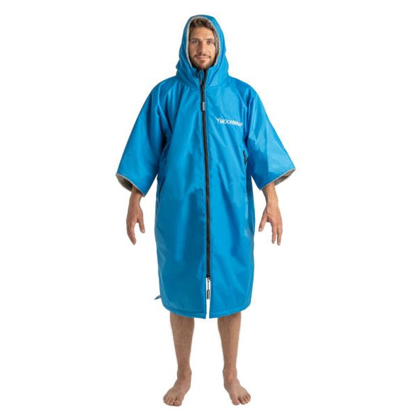 Frostfire Moonwrap Short Sleeve Waterproof Changing Robe Electric Blue - Boards360