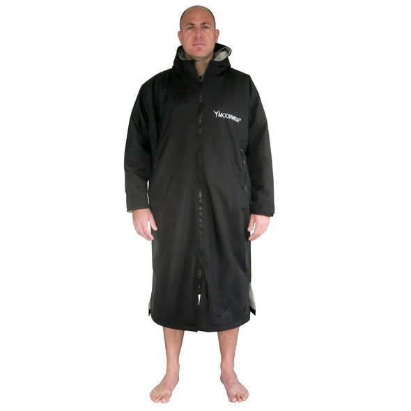 Frostfire Moonwrap Long Sleeve Waterproof Changing Robe Black - Boards360