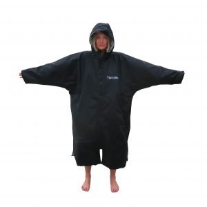 Frostfire Moonwrap Long Sleeve Waterproof Changing Robe Black - Boards360