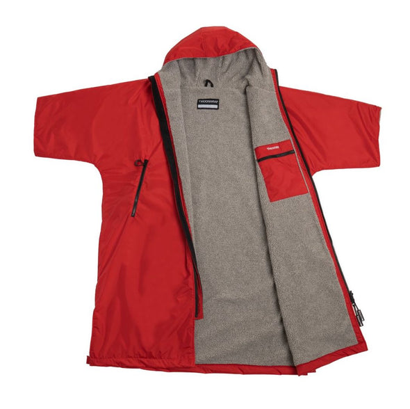 Frostfire Moonwrap Short Sleeve Waterproof Changing Robe Crimson Red - Boards360