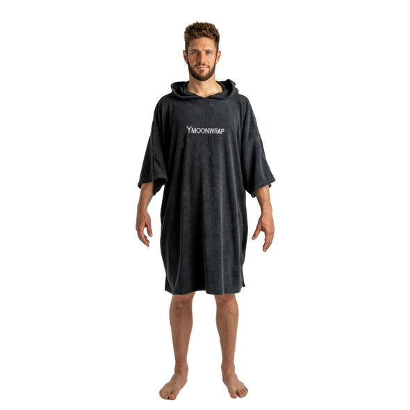 Frostfire Moonwrap Towel Changing Robe Black - Boards360