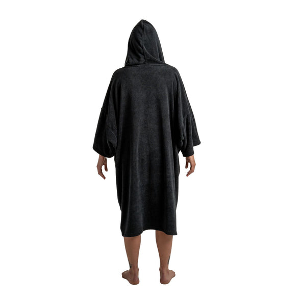 Frostfire Moonwrap Towel Changing Robe Black - Boards360