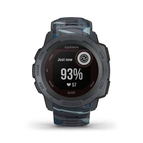 Garmin Instinct Solar Surf Smartwatch Pipeline - Boards360