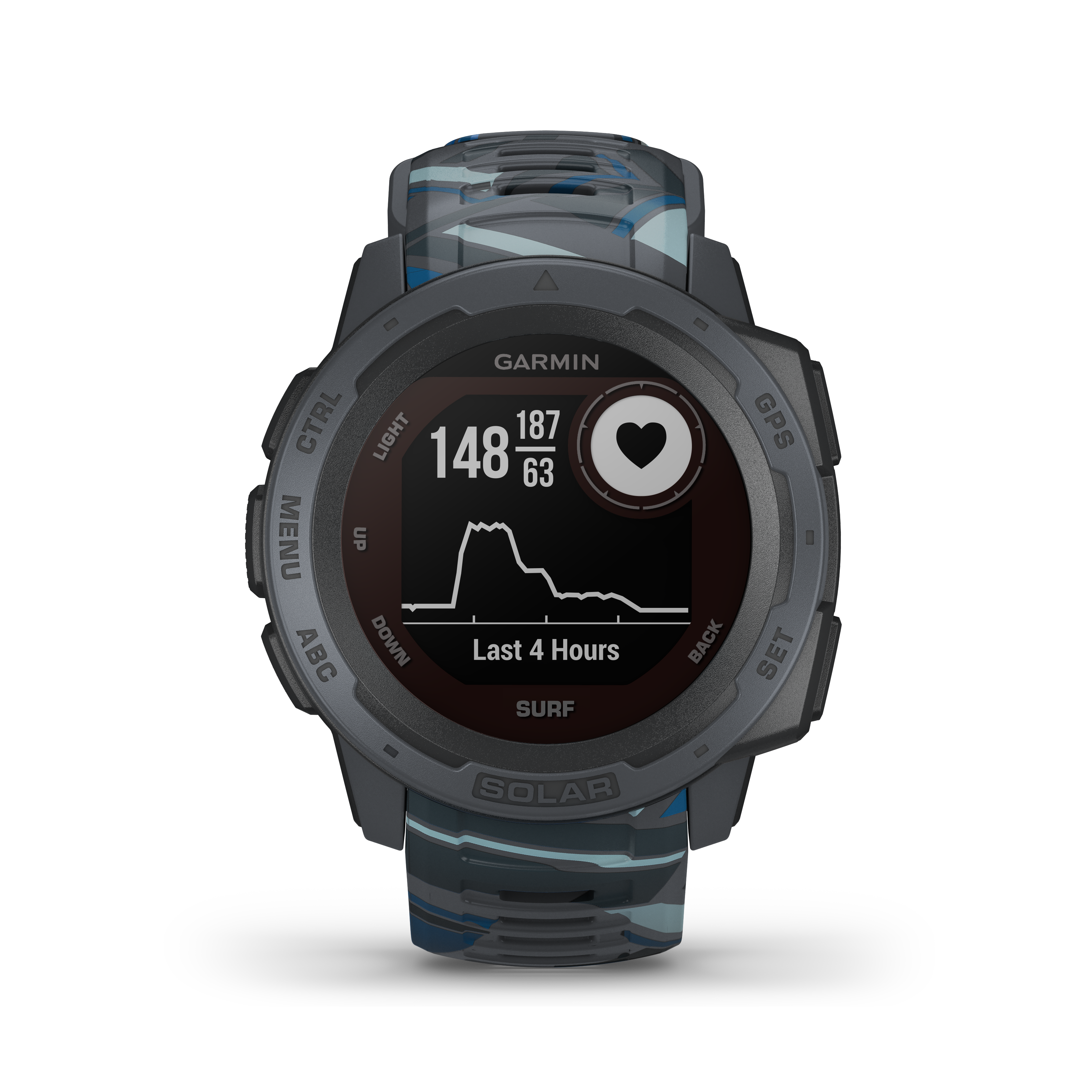 Garmin Instinct Solar Surf Smartwatch Pipeline - Boards360