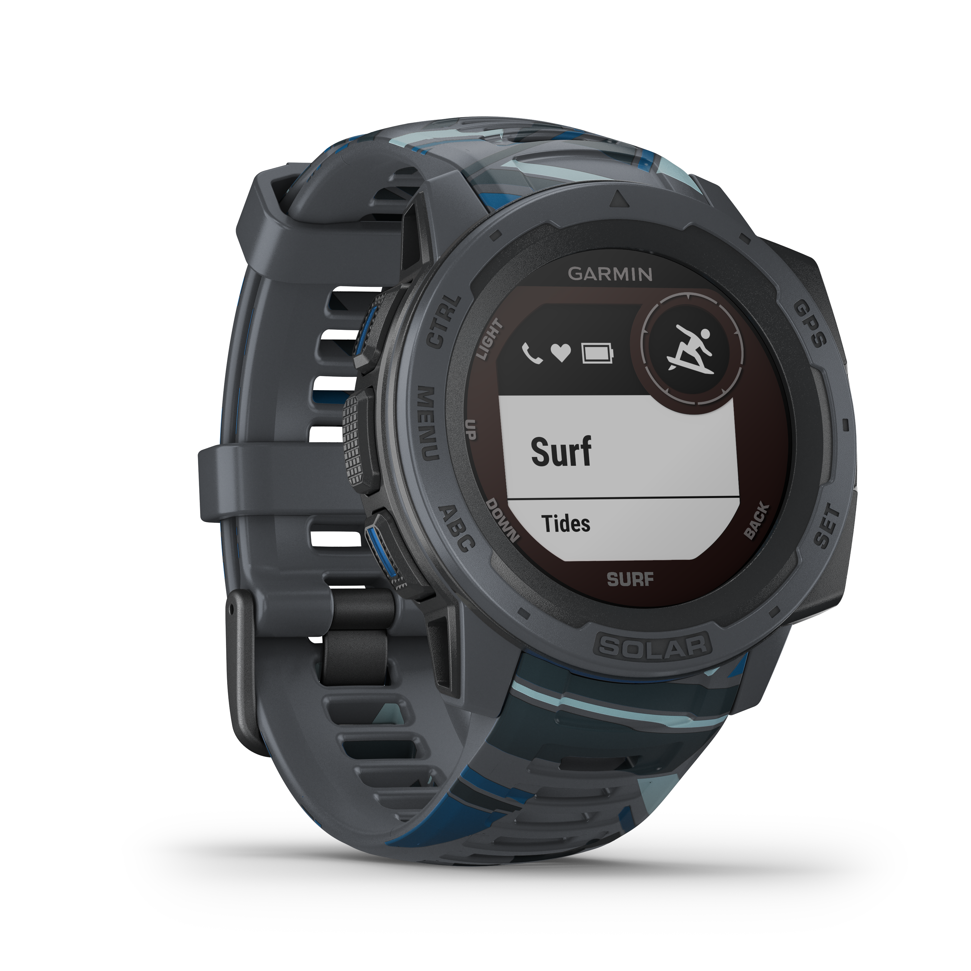 Garmin Instinct Solar Surf Smartwatch Pipeline - Boards360
