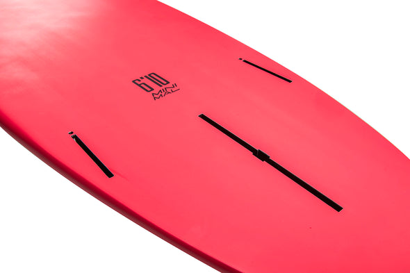 Kore 7ft 6 Mini Mal Surfboard White/Red - Boards360