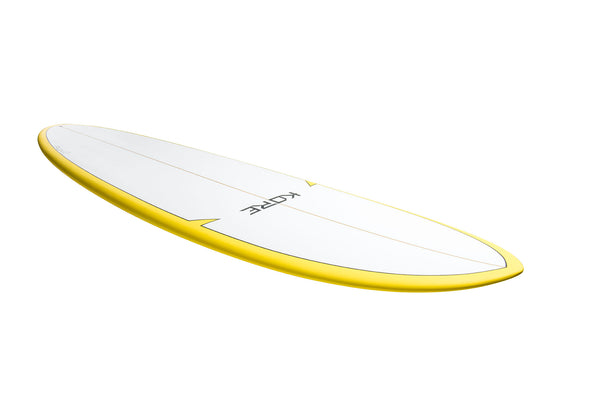 Kore Fun 7ft 2 Mid Length Surfboard White/Blue - Boards360