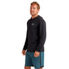 Dakine Mission Mens Loose Fit Rashguard Hoodie Long Sleeve Rash Vest Black - Boards360