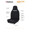 Northcore Water Resistant Single Car Seat Cover Black - Boards360
