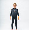 Tiki Tech Flatlock 3/2mm Full Suit Junior Summer Wetsuit Back Zip - Boards360