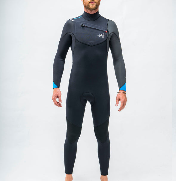 Tiki Tech GBS 4/3mm Full Suit Mens Summer Wetsuit Chest Zip - Boards360
