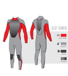 Tiki Tech GBS 3/2mm Full Suit Mens Summer Wetsuit Back Zip - Boards360
