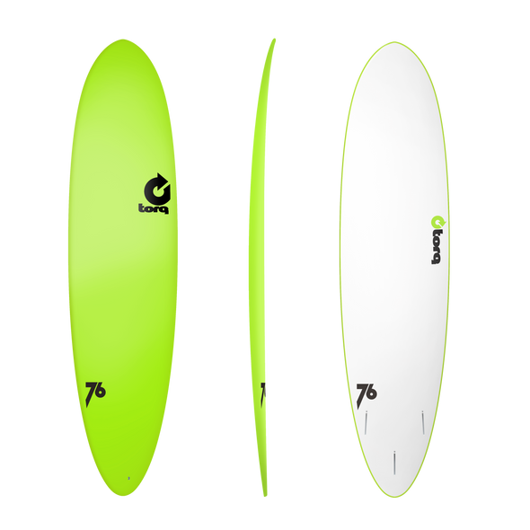 Torq Soft Deck Fun 7ft 6 Soft Top Surfboard Green - Boards360
