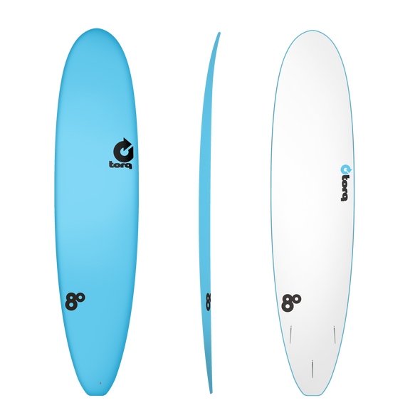 Torq Soft Deck Long 8ft 0 Soft Top Surfboard Blue - Boards360