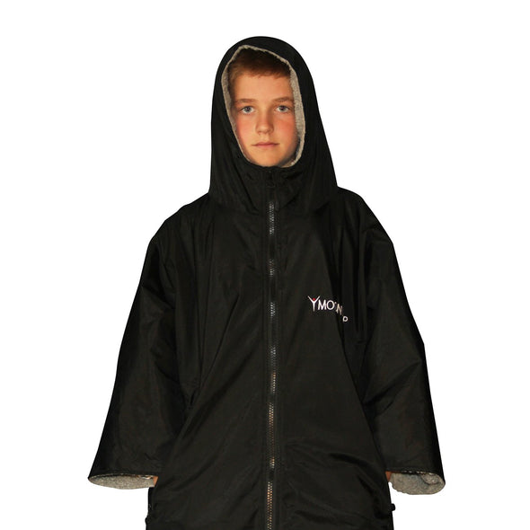 Frostfire Moonwrap Kids Waterproof Changing Robe Black - Boards360