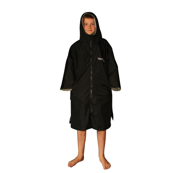 Frostfire Moonwrap Kids Waterproof Changing Robe Black - Boards360