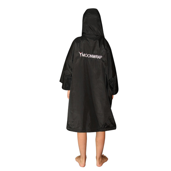 Frostfire Moonwrap Kids Waterproof Changing Robe Black - Boards360
