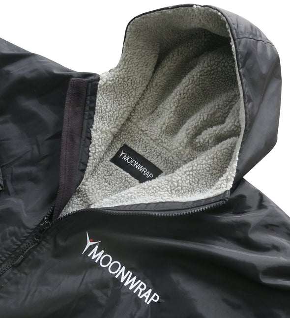 Frostfire Moonwrap Kids Waterproof Changing Robe Black - Boards360